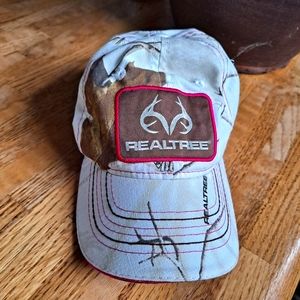 Realtree White Camo Cap